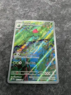 Pokemon Ivysaur Illustration Rare IR 167/165 SV: 151 Full Art TCG MINT - Image 3