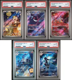 2025 Pokemon CBB3 CS Meowth Gengar Cubone Chandelure Ceruledge PSA 10 Sequential - Image 1