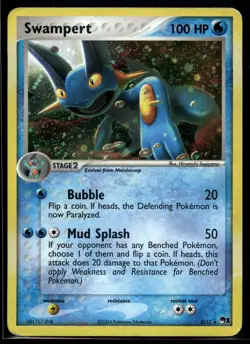 2004 Pokemon Pop Series 1 5 Swampert Holo MP - Image 1