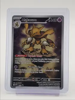 ALAKAZAM 2026 POKEMON MEGA EVOLUTION BLACK STAR PROMO #009 Q0588 - Image 1