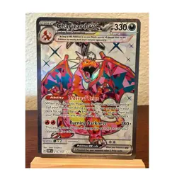 Pokemon Charizard ex 215/197 Obsidian Flames Ultra Rare Full Art Holo Card - Image 1