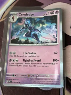 Ceruledge 098/193 Holo Sv02: Paldea Evolved Pokemon TCG NM 2023 - Image 1