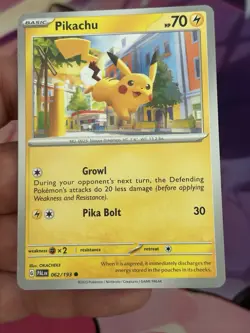 Pokemon TCG - Pikachu 18/91 - Paldean Fates 2024 - Image 1
