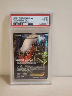 2012 Pokemon B & W FA/DARKRAI EX DARK EXPLORERS #107 VG-EX(PSA 4) - Image 1