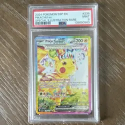 Pokemon Pikachu ex 238/191 Surging Sparks Special Illustration Rare Holo PSA 9 - Image 1