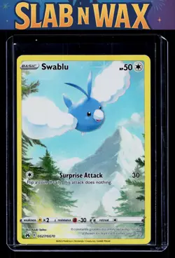 Pokemon tcg Crown Zenith: Galarian Gallery Swablu #GG27/GG70 - Image 1