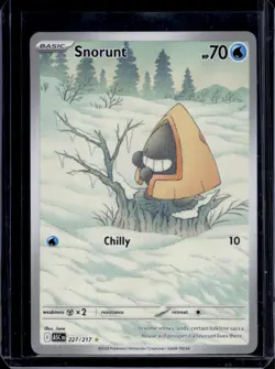 2026 Pokemon Ascended Heroes Snorunt Illustration Rare #227/217 - Image 1