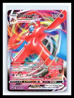 🔥 Deoxys VMAX SWSH267 Holo Promo Sword & Shield Promo Pokemon Holo Rare - 2022 - Image 1