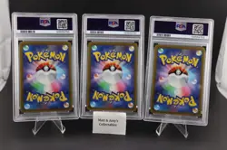 PSA 10 GEM MINT Pokemon Full Set Illustration Contest 2022 Japanese 337-339 /S-P - Image 2