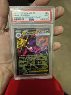Pokemon Mega Gengar ex Special Illustration Rare 284/217 Holo PSA 9 - Image 3