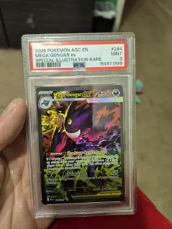 Pokemon Mega Gengar ex Special Illustration Rare 284/217 Holo PSA 9 - Image 5