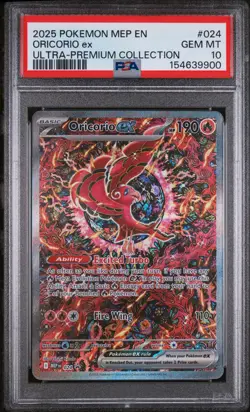 Oricorio Ex Pokemon Mep En-Me Black Star Promo 024 2025 PSA 10 - Image 1