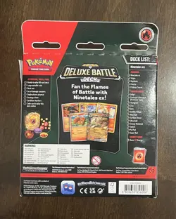 Pokemon Deluxe Battle Deck Ninetales ex Sealed Box TCG English - Image 2