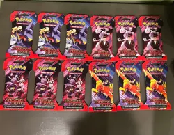 12x Pokemon TCG Scarlet & Violet: Destined Rivals Sleeved Booster Pack (Art Set) - Image 1