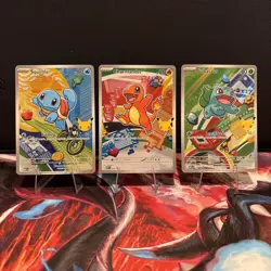 Pokemon First Partner Illustration Collection MEP Bulbasaur Charmander Squirtle - Image 1