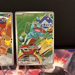 Pokemon First Partner Illustration Collection MEP Bulbasaur Charmander Squirtle - Image 2