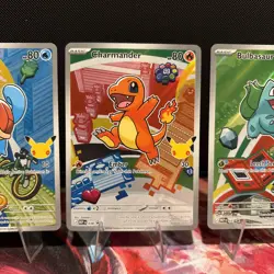 Pokemon First Partner Illustration Collection MEP Bulbasaur Charmander Squirtle - Image 3