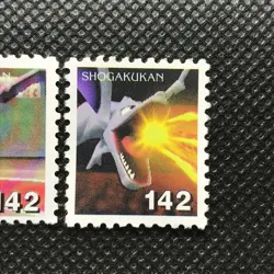 Aerodactyl Pokemon Stamp Japan Pocket monster NINTENDO SHOGAKUKAN F/S - Image 3
