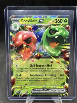 2024 Pokemon SV Temporal Forces Scovillain ex #022/162 - Image 1