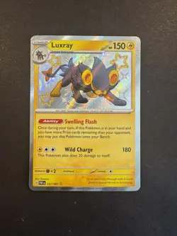 Pokemon TCG Luxray SV: Paldean Fates 137/091 Shiny Rare Holo Stage 2 2024 - Image 1