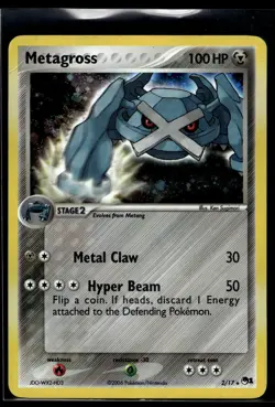 2006 Pokemon Pop Series 1 2 Metagross Holo LP - Image 1