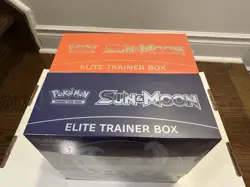 Pokemon TCG Sword & Shield Sun And Moon Elite Trainer Box Set of 2 ETBs Sealed - Image 2