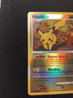 LP !! Pikachu 94/123 Mysterious Treasures Reverse Holo Rare Vintage Pokemon TCG - Image 2