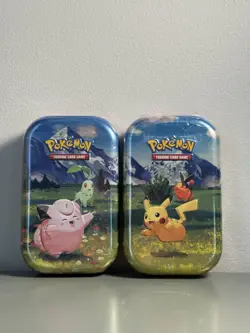 Pokemon TCG Mega Evolution Ascended Heroes Mini Tins Factory Sealed Lot Of 2 - Image 1