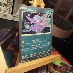 Sableye 136/193 SWIRL/HOLO BLEED Paldea Evolved Cosmos Promo Pokemon TCG MINT - Image 3