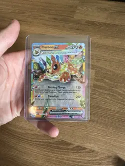 Pokemon Flareon ex 014/131 Sv: Prismatic Evolutions Holo Double Rare 270HP EN - Image 1