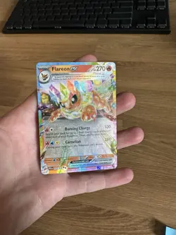 Pokemon Flareon ex 014/131 Sv: Prismatic Evolutions Holo Double Rare 270HP EN - Image 2