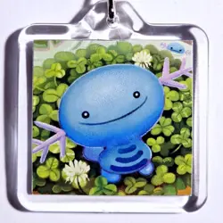 Wooper & Quagsire Double-Sided Johto Charm - Acrylic Pokemon Keychain - Image 1