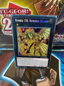 Yu-Gi-Oh! Number 100: Numeron Dragon BLCR-EN084 Secret Rare 1st Edition NM - Image 1
