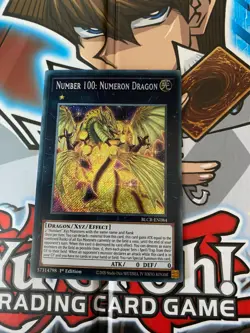 Yu-Gi-Oh! Number 100: Numeron Dragon BLCR-EN084 Secret Rare 1st Edition NM - Image 3