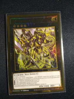 Yu-Gi-Oh! Primathmech Alembertian MGED-EN030 1st Gold Rare NM - Image 1