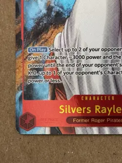 Silvers Rayleigh OP08-118 SEC Alt Art | One Piece CCG Two Legends Foil English - Image 4