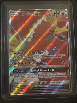 Pokemon TCG Ho-Oh GX 131/147 Burning Shadows Ultra Rare Card NM Condition - Image 1