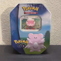 Pokemon Blissey Tin Pokemon GO TCG Promo Card Multicolor Tin 210-85077 - Image 1