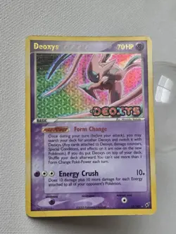 Deoxys Attack Forme Reverse Holo Rare EX Deoxys Stamped 17/107 MP Pokemon Card - Image 1