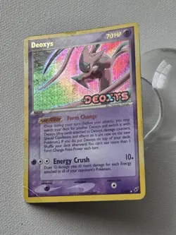 Deoxys Attack Forme Reverse Holo Rare EX Deoxys Stamped 17/107 MP Pokemon Card - Image 3