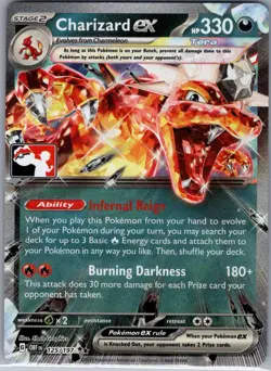 Charizard ex 125/197 Prize Pack Series Cards - Pokemon Card - NM - Image 1