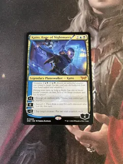 MtG Kaito, Bane of Nightmares - NM - Duskmourn - Image 1