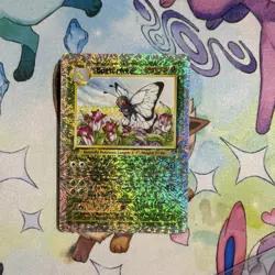 Pokemon TCG Butterfree Holo Stage 2 70 HP English Card Kagemaru Himeno - Image 1