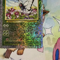 Pokemon TCG Butterfree Holo Stage 2 70 HP English Card Kagemaru Himeno - Image 2