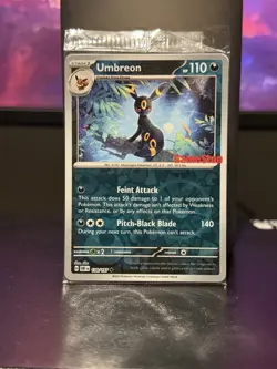 SEALED Umbreon 130/197 Reverse Holo GameStop Stamp Promo Pokemon TCG 2023 Card - Image 1