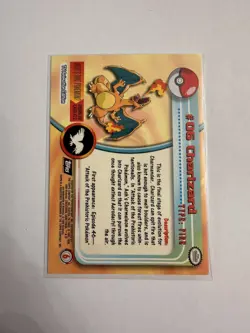 Pokemon Card Charizard #06 Topps Series - Image 2