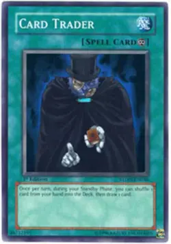 Card Trader - STON-EN046 - Super Rare - 1st Edition - Moderately Played - Strike - Image 1