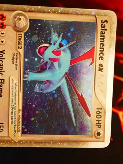 MP/HP Pokemon SALAMENCE EX Card POWER KEEPERS Set 96/108 Holo Foil Ultra Rare - Image 4