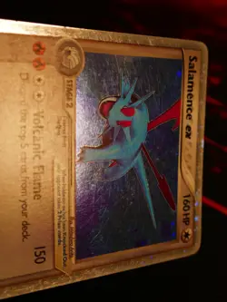 MP/HP Pokemon SALAMENCE EX Card POWER KEEPERS Set 96/108 Holo Foil Ultra Rare - Image 5