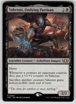 Yahenni, Undying Partisan Normal R Commander: Tarkir: Dragonstorm 202 NM - Image 1